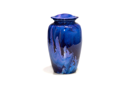 Blue Marble Effect Urn