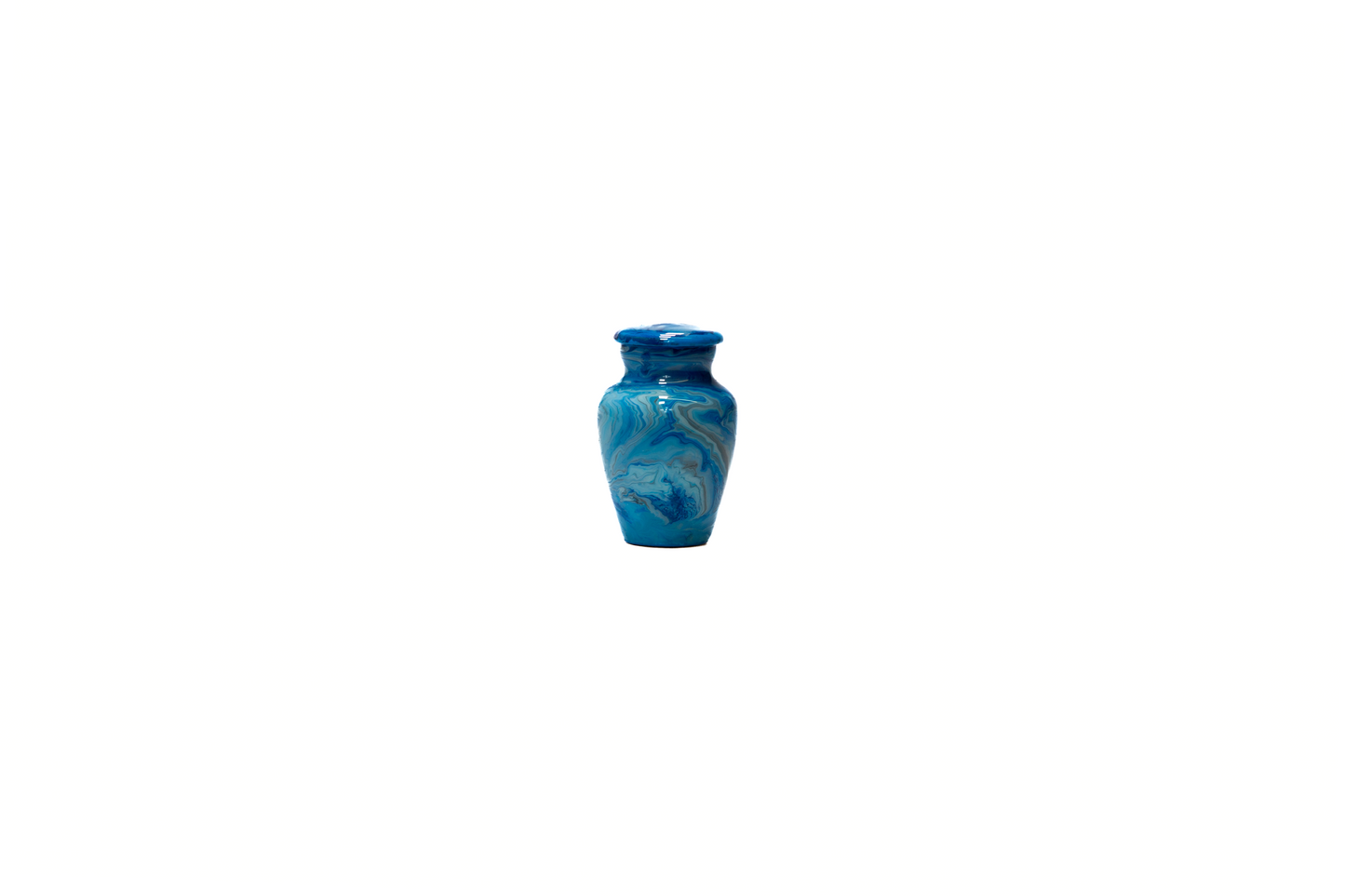 Blue Marble Effect Urn
