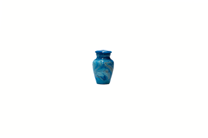 Blue Marble Effect Urn
