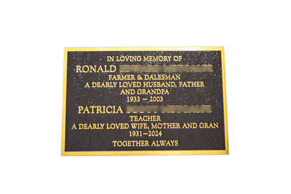 Bench Plaques