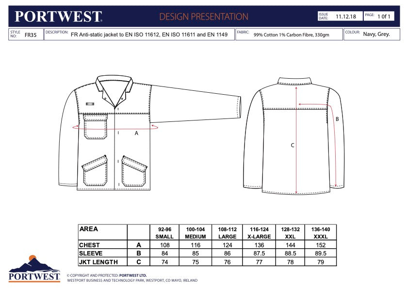 Flame Retardant Jacket