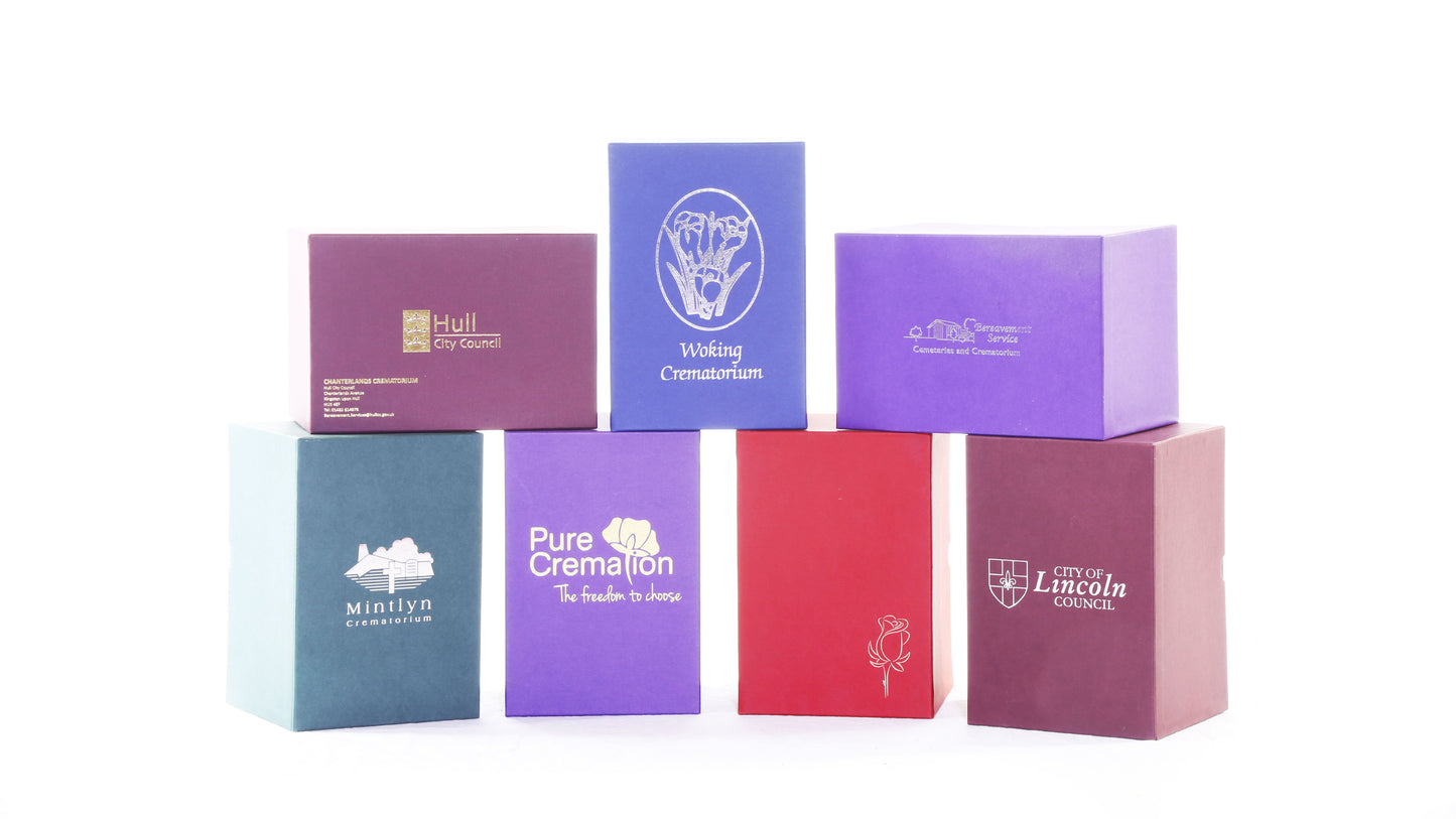 Personalised Rigid Cremated remains Box (Assembled)