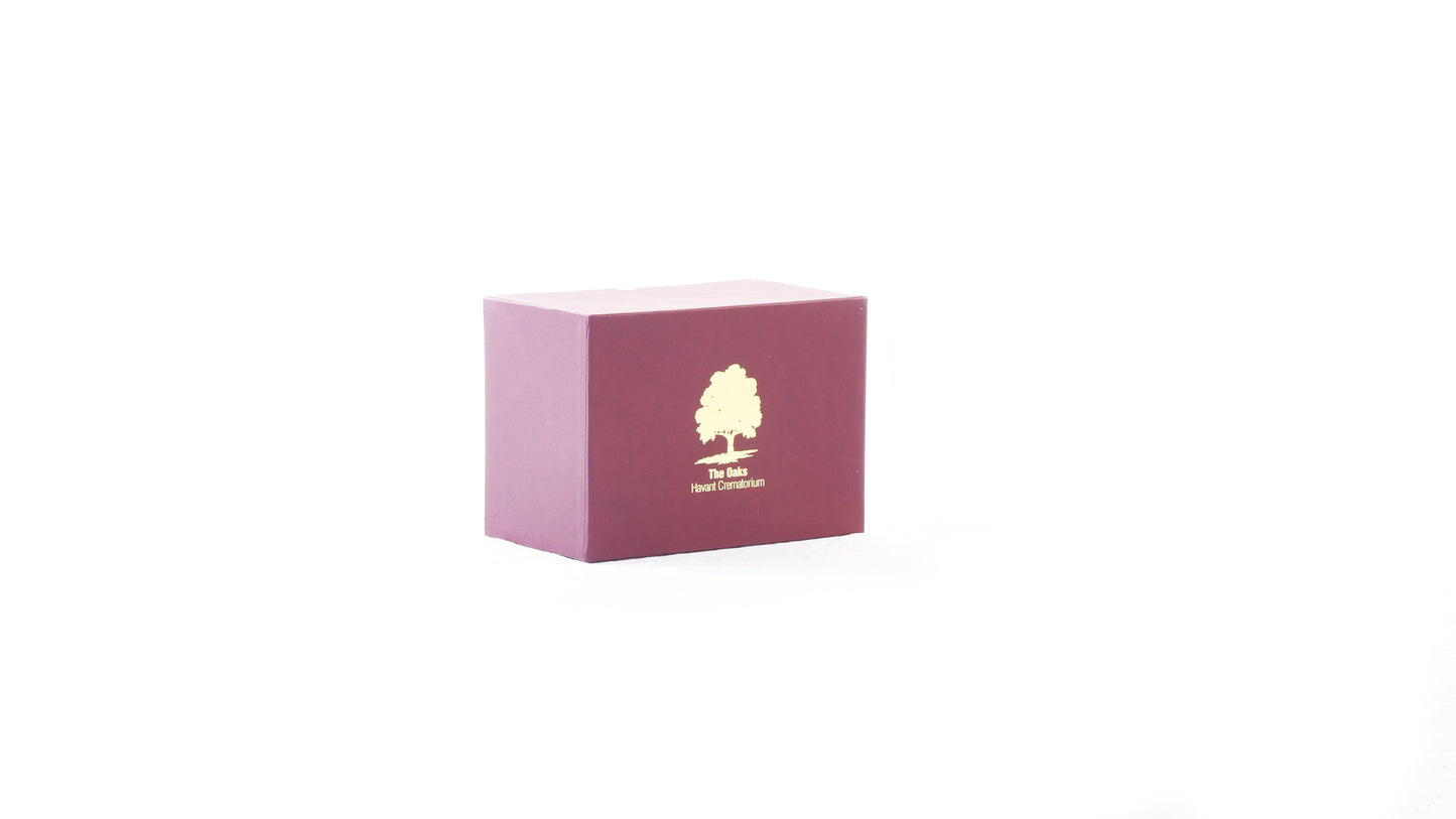 Personalised Rigid Cremated remains Box (Assembled)