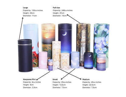 Ocean Cardboard Scatter Tube