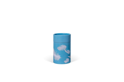 Blue Feather Cardboard Scatter Tube