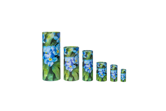 Forget Me Not Cardboard Scatter Tube