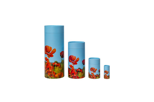 Poppy Cardboard Scatter Tube