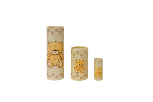 Teddy Bear Cardboard Scatter Tube