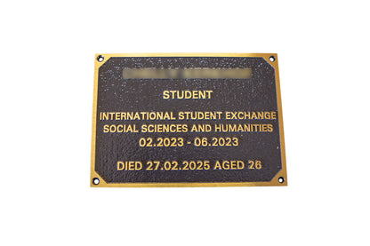 Bench Plaques